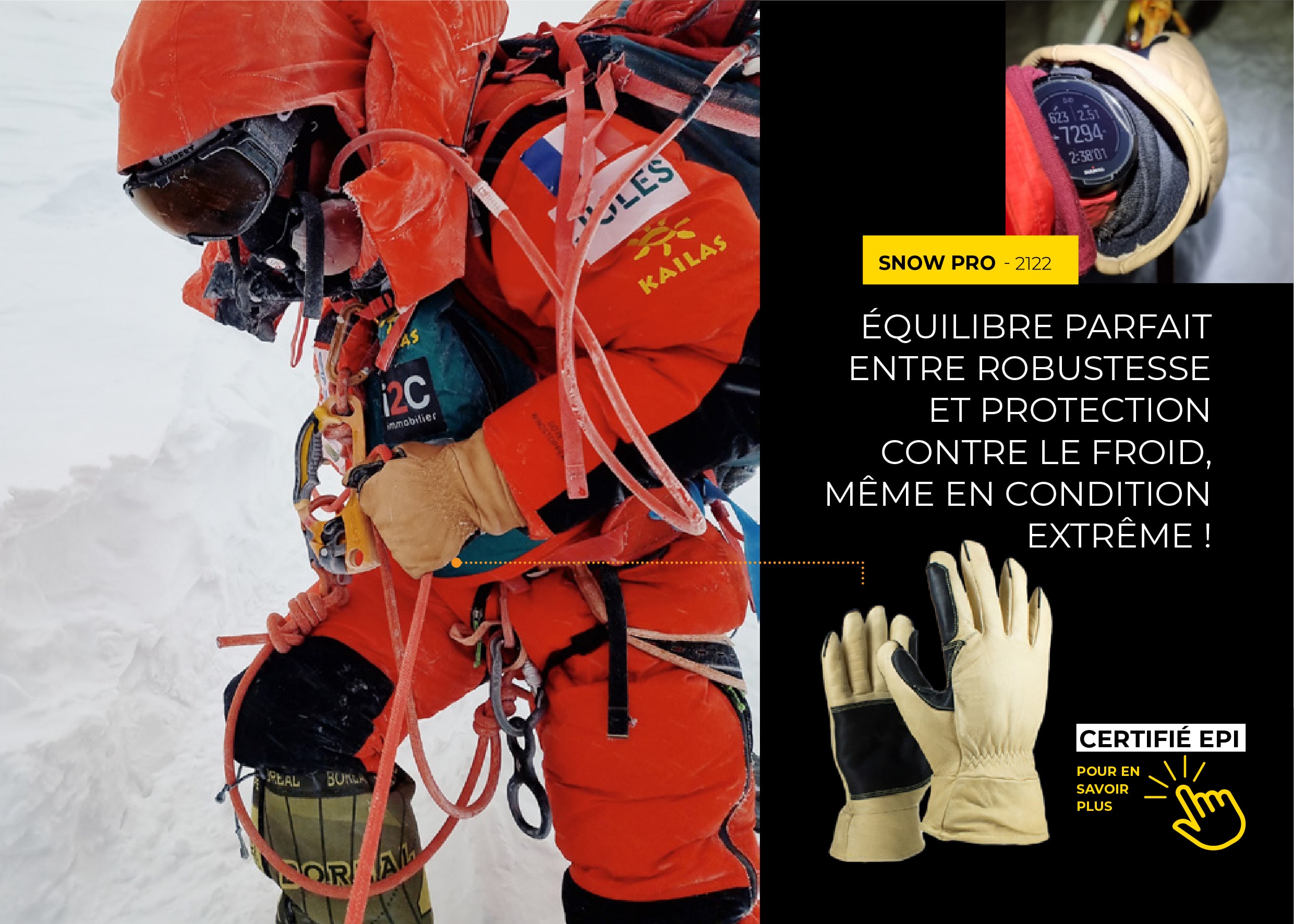 JLF Pro® brave le froid extrême de l'Everest avec Jonathan Lamy