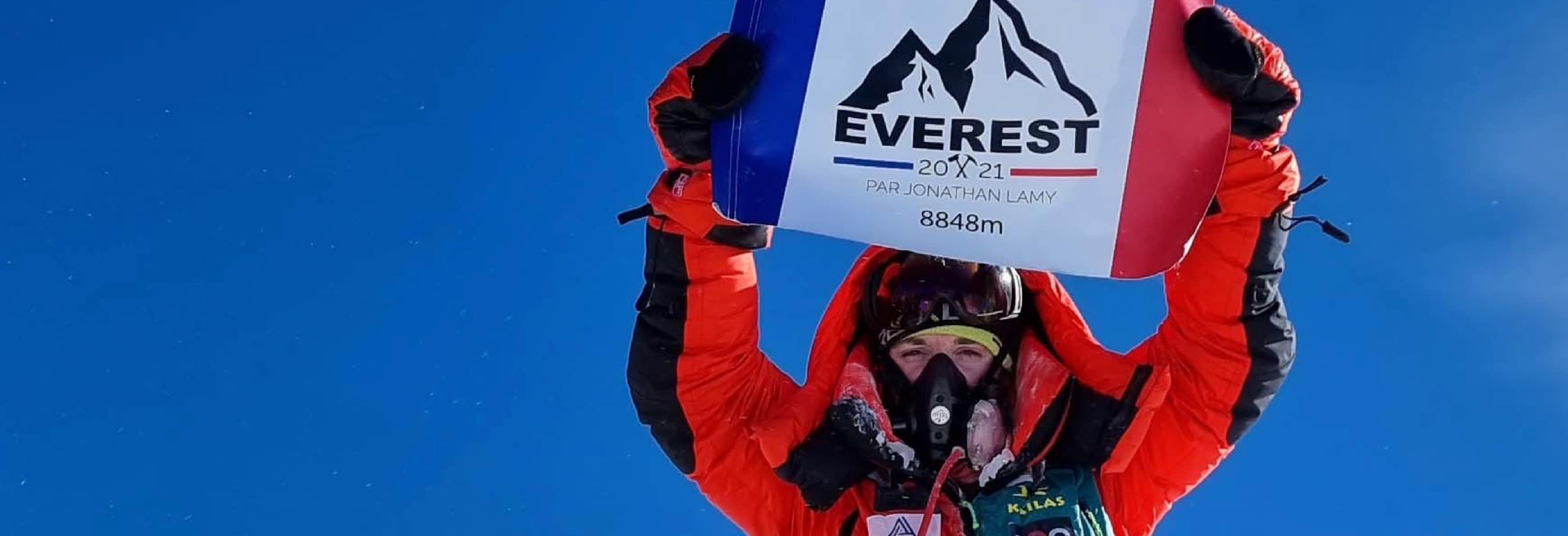 JLF Pro® brave le froid extrême de l'Everest avec Jonathan Lamy