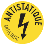 Picto antistatique - antistatic